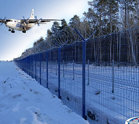 Забор для аэропорта. Высота до 5000 мм